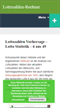 Mobile Screenshot of lottozahlen-rechner.de
